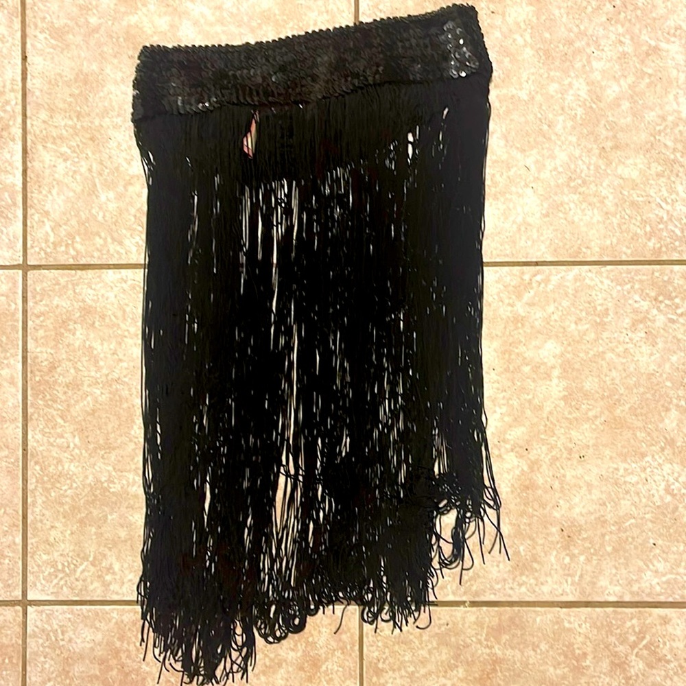 Sparkly Dance Fringe Skirt